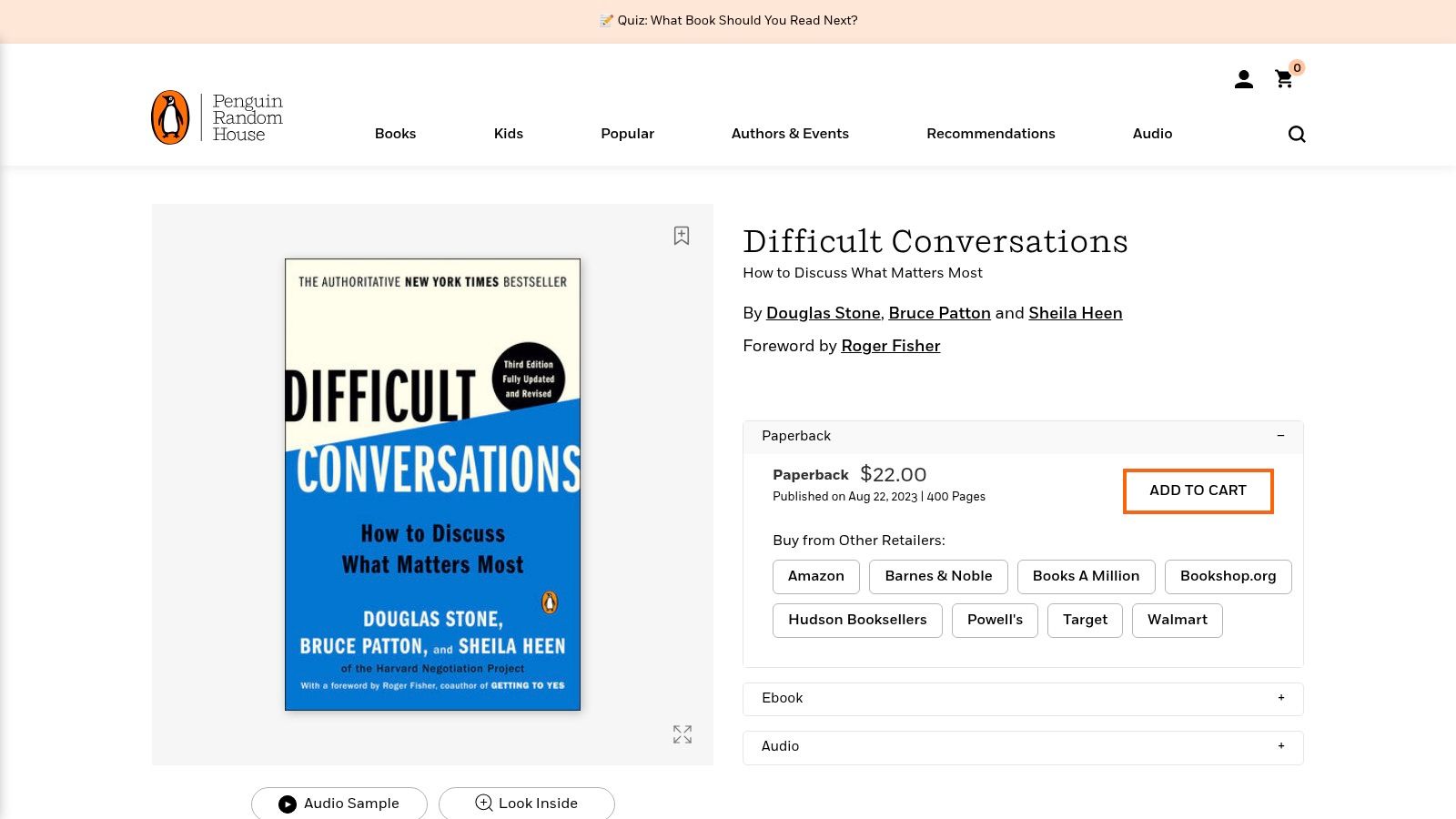 Difficult Conversations (Third Edition, 2023)