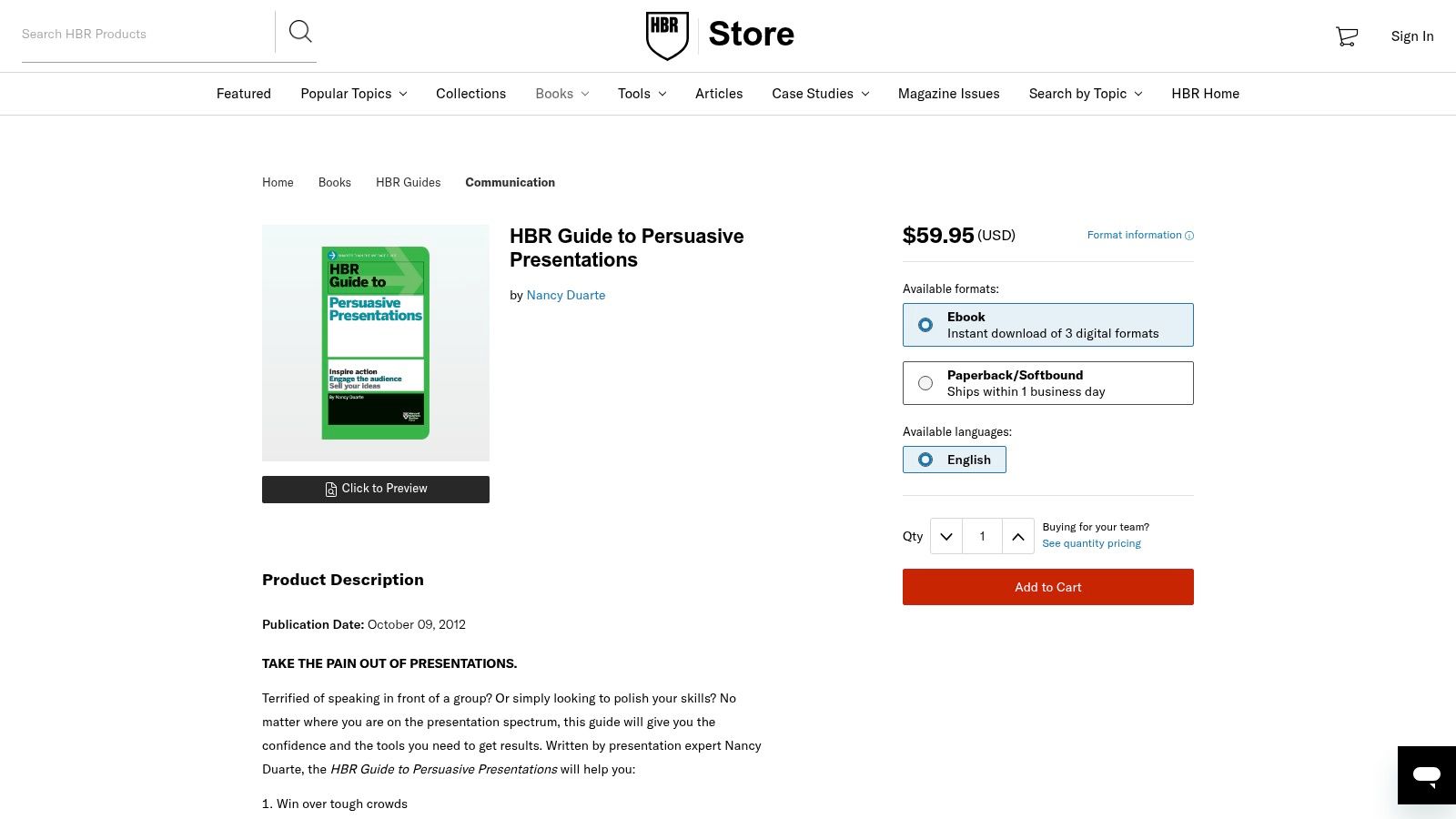 HBR Guide to Persuasive Presentations