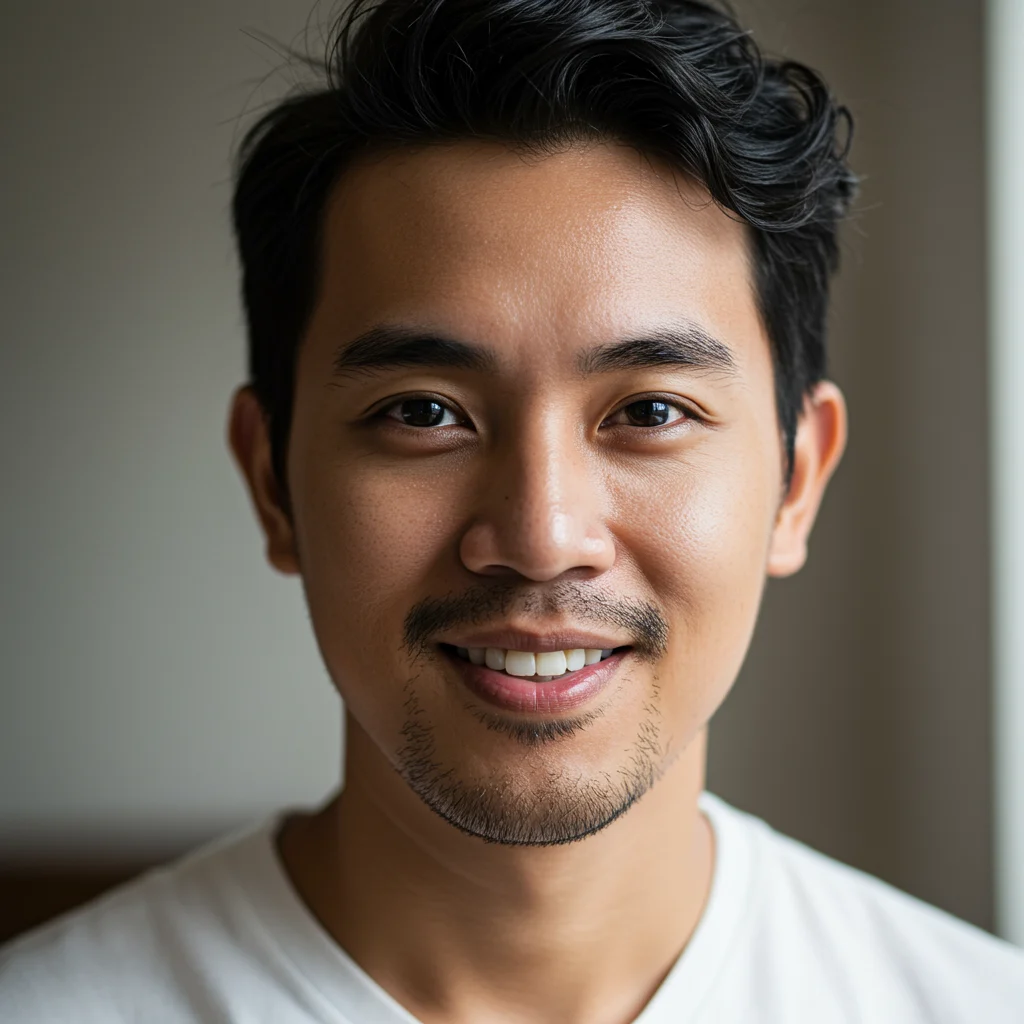 A portrat of a young nurse standing in the hospital hallway, posing for the camera