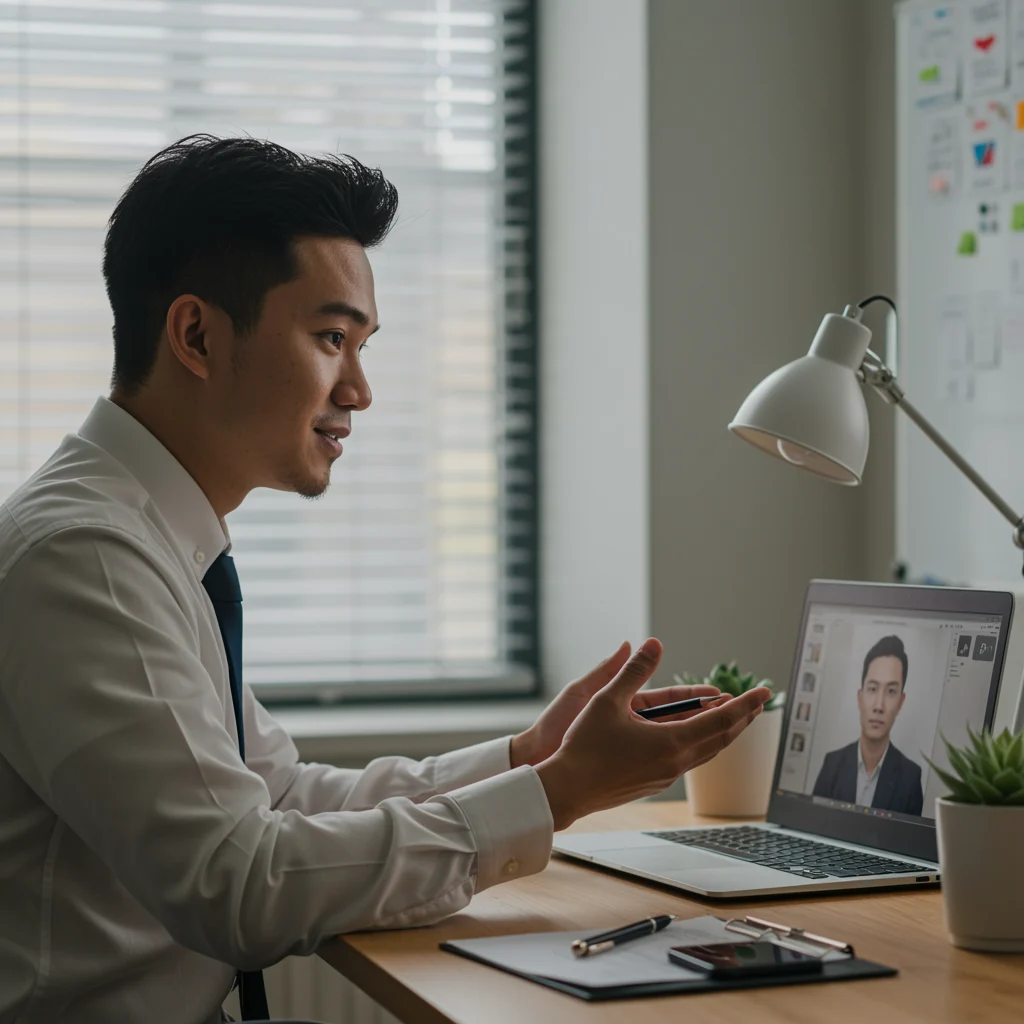 A candid portrait of a nurse writing down what her patient says