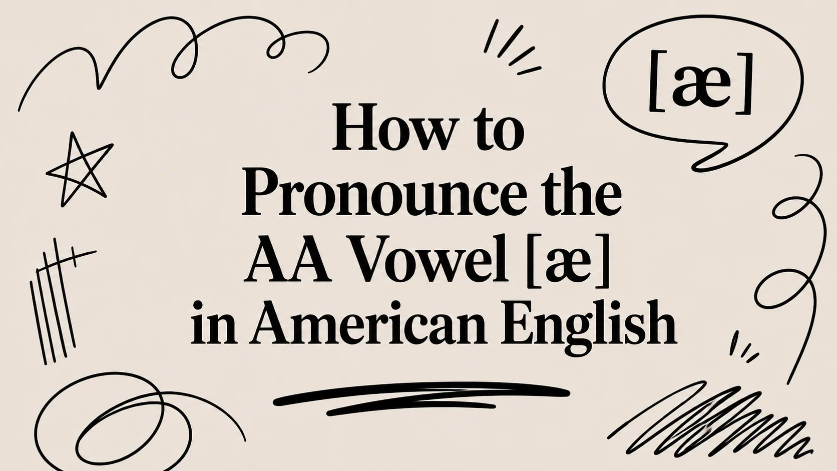 how to pronounce AA vowel in American English